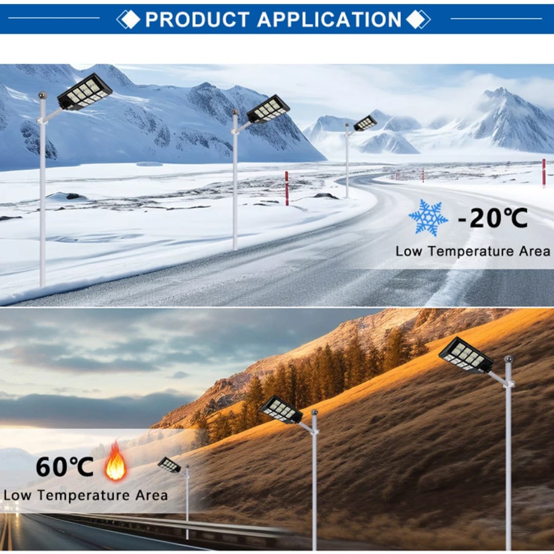 lampe de route extérieure étanche 2000w intégré tout en un lampadaire LED solaire Ip 65