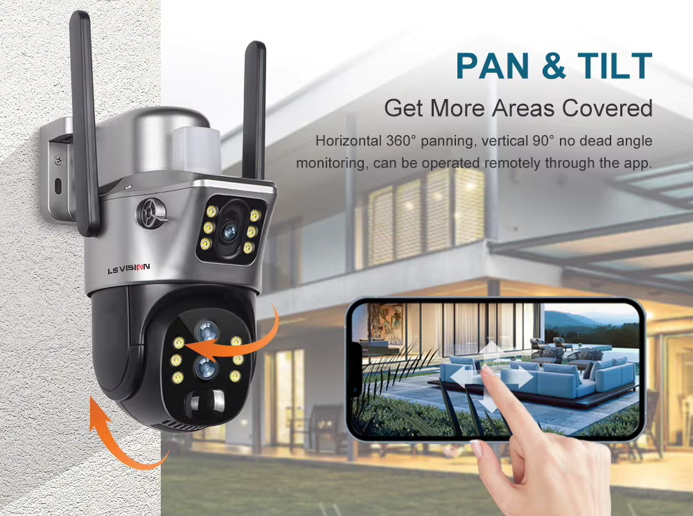 Caméra Solaire 12 MP 4G – Zoom Hybride 10× &amp; Suivi Automatique 6K