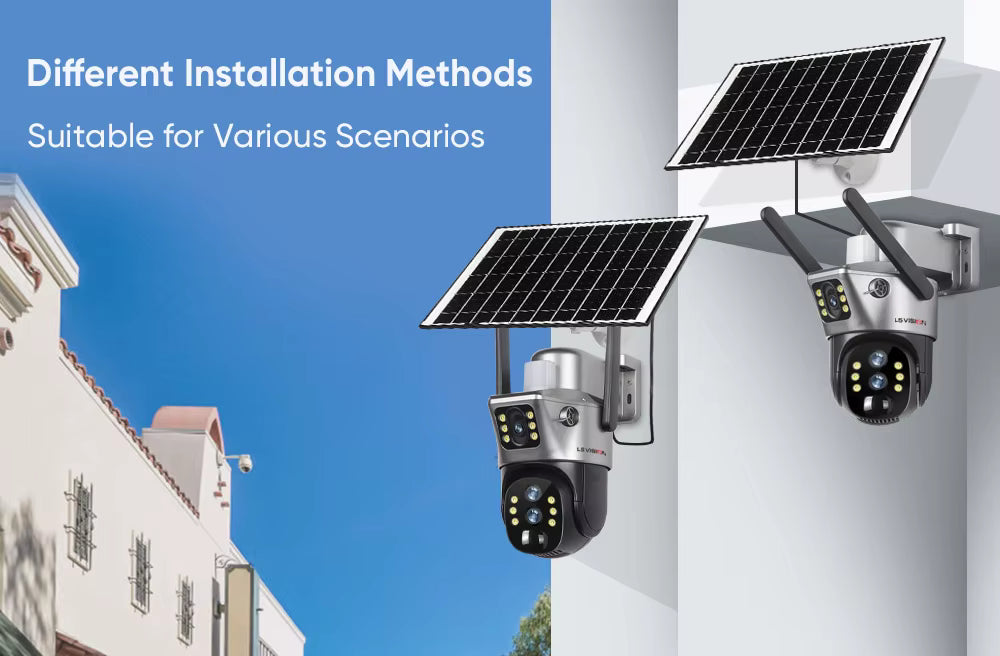 Caméra Solaire 12 MP 4G – Zoom Hybride 10× &amp; Suivi Automatique 6K