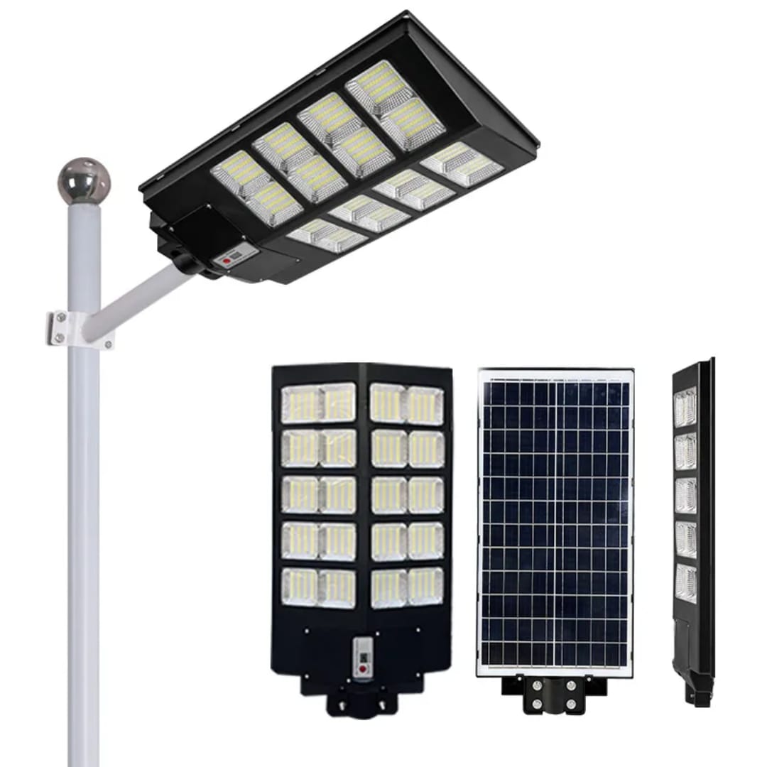 lampe de route extérieure étanche 2000w intégré tout en un lampadaire LED solaire Ip 65