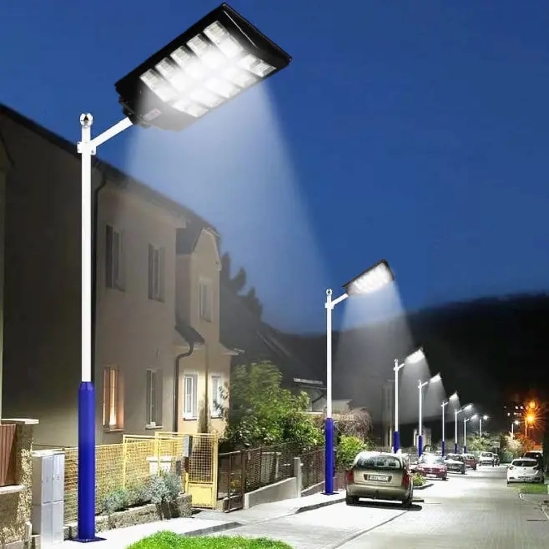 lampe de route extérieure étanche 2000w intégré tout en un lampadaire LED solaire Ip 65