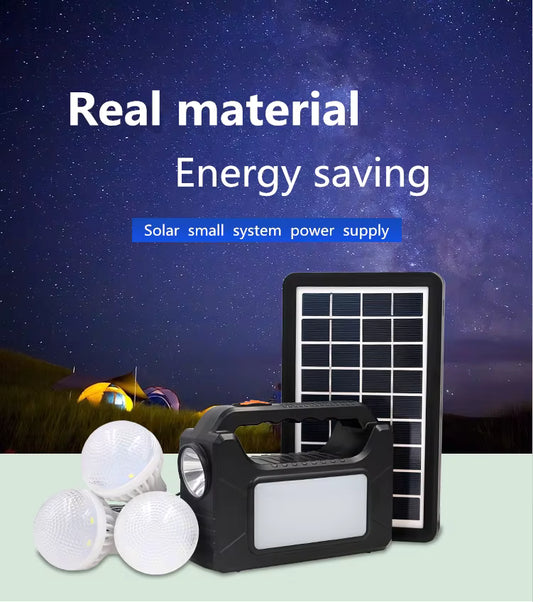 🌞 Mini Système d'Éclairage Solaire Multifonctionnel EP-392