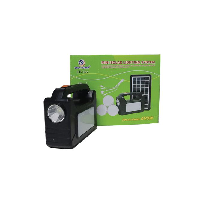 🌞 Mini Système d'Éclairage Solaire Multifonctionnel EP-392