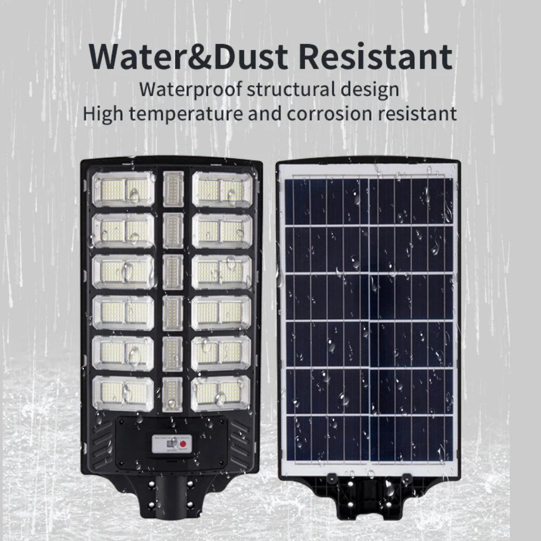 Lampe de route extérieure étanche 2000w intégré tout en un lampadaire LED solaire Ip 65