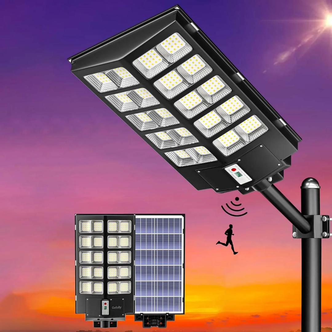 lampe de route extérieure étanche 2000w intégré tout en un lampadaire LED solaire Ip 65