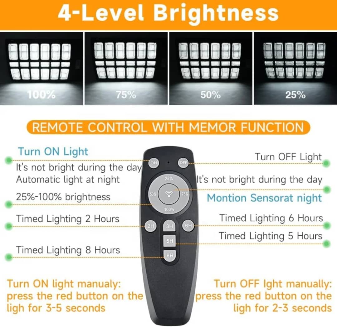 lampe de route extérieure étanche 2000w intégré tout en un lampadaire LED solaire Ip 65