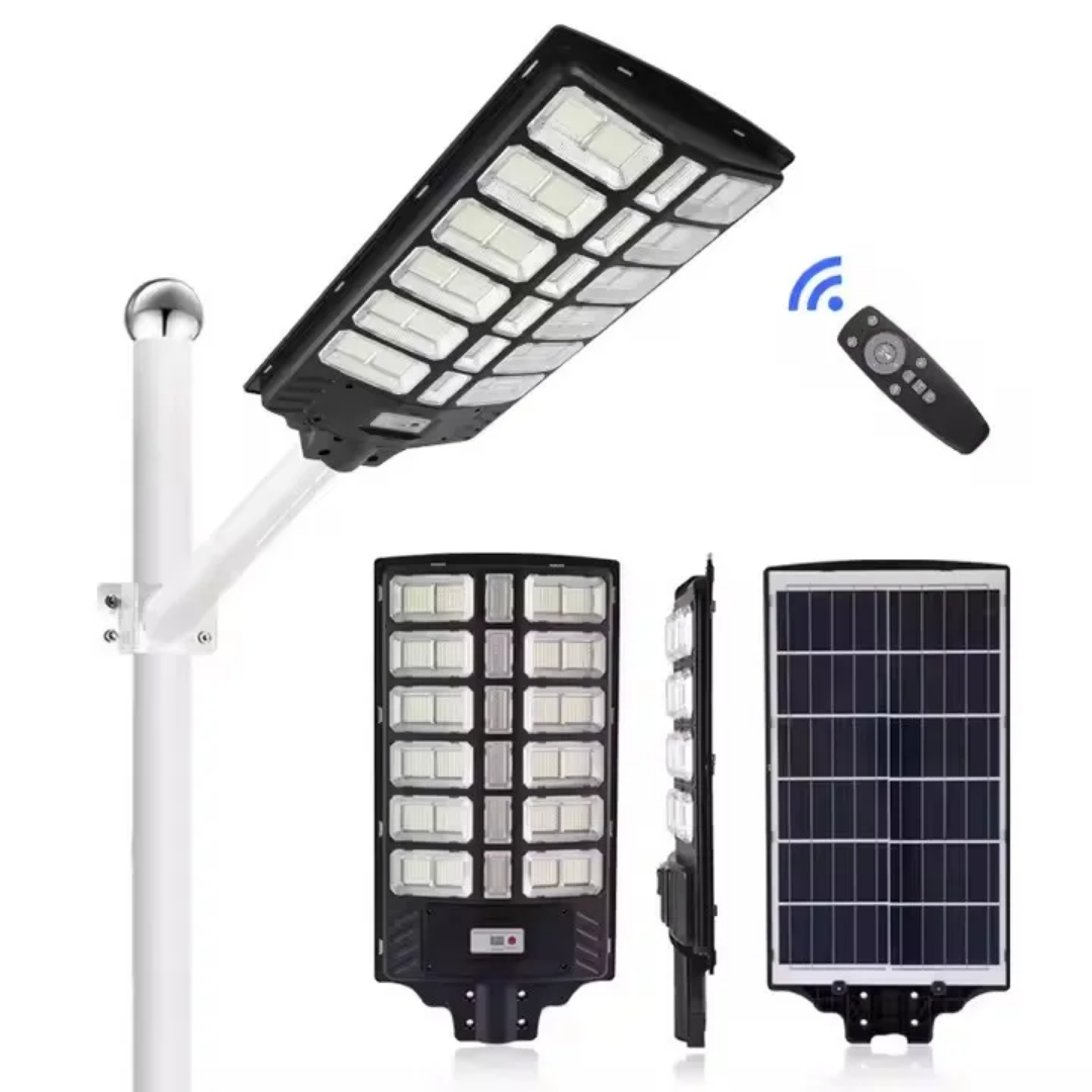 Lampe de route extérieure étanche 2000w intégré tout en un lampadaire LED solaire Ip 65