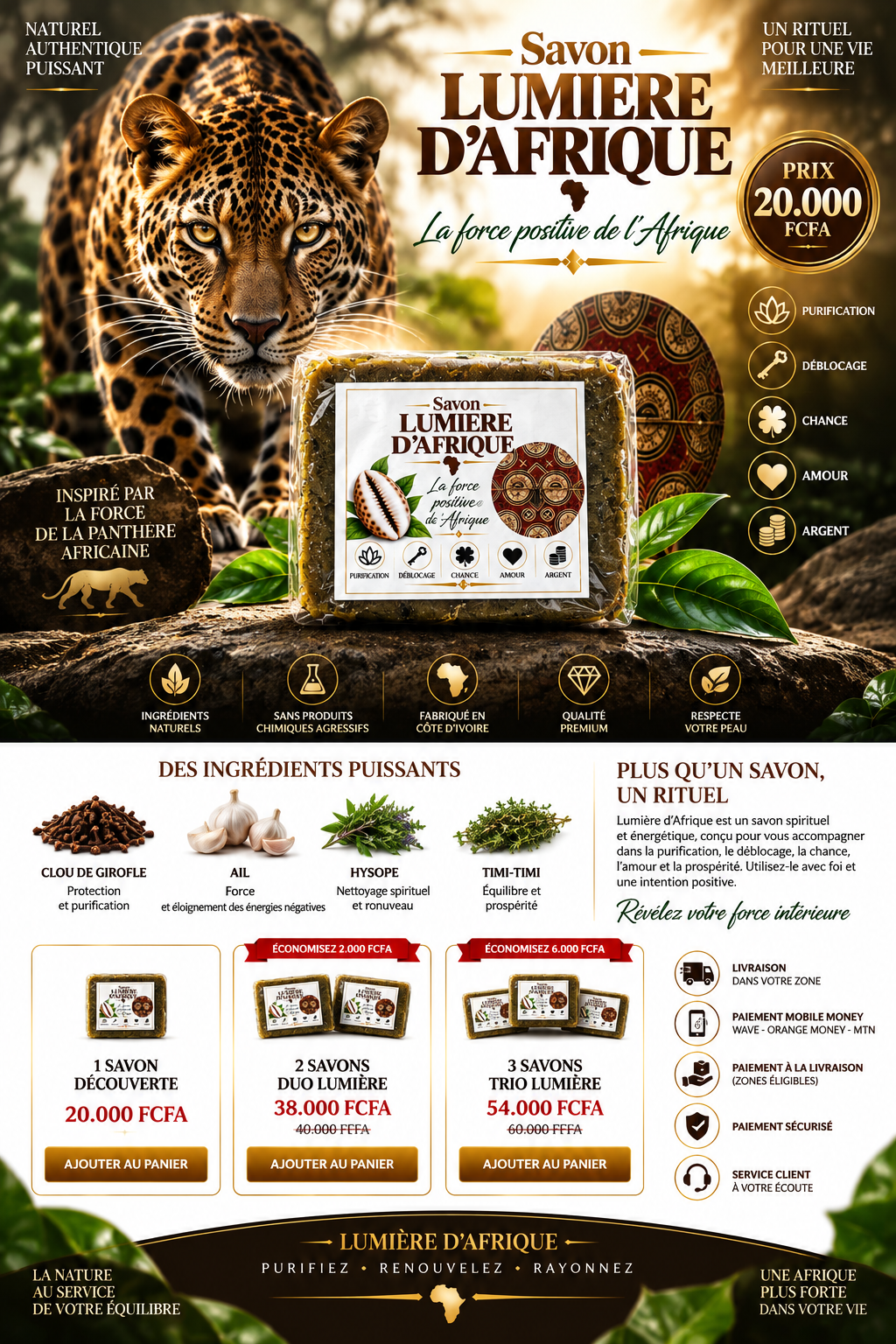 SAVON LUMIÈRE D’AFRIQUE – Image 2